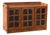 Mission Oak 3 Door Console - Michael's Cherry (Mc1) For Sale