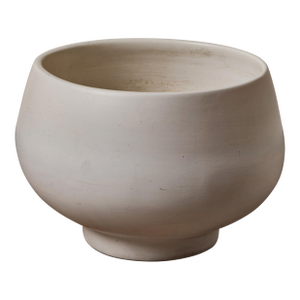 Gainey Matte White Glazed Ceramic Planter, Circa 2000s
