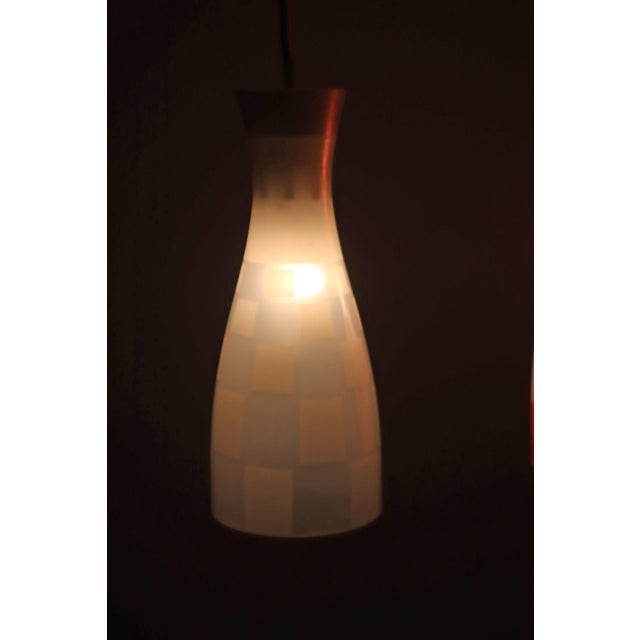 Diabolo Glass Shade Pendant Lamp, 1950s For Sale - Image 6 of 18