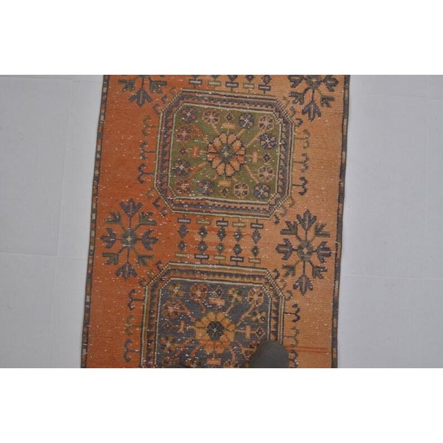 Quiet Luxury Antique Anatolian Runner - Rustic Terracotta Aesthetic For Sale - Image 9 of 10