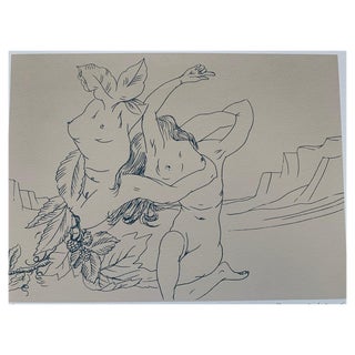 Marcel Jean, Surrealist Composition, 1960s, Lithograph For Sale