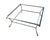 Mid Century Modern Maison Jansen Style Square Large Coffee Table Brass Glass Regency Rams Head Ram Italy For Sale - Image 9 of 10