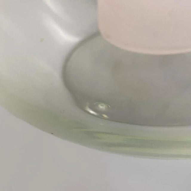 Gold Modern Italian Crystal Vase by Gianfranco Frattini for Kristal Sonoro, 1980s For Sale - Image 8 of 12