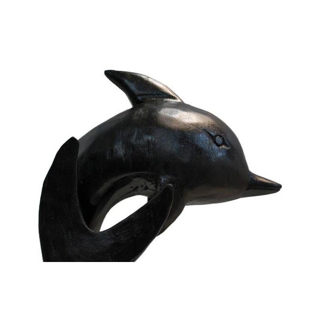 Abstract Dolphins at Play Sculpture For Sale - Image 3 of 10