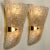 Textured Murano Glass Brass Sconces, 1960s, Set of 2 For Sale - Image 6 of 13