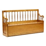 Late 19th Century Scandinavian Convertible Bench / Bed For Sale