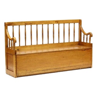Late 19th Century Scandinavian Convertible Bench / Bed For Sale
