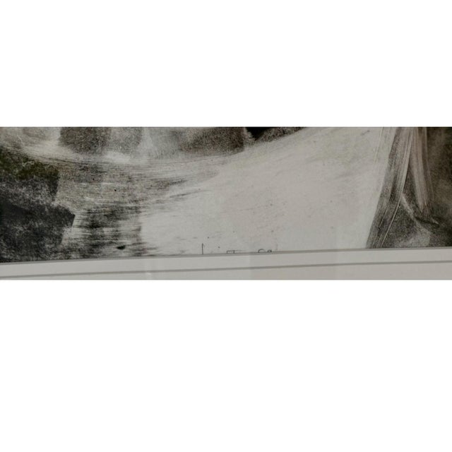 Joel Janowitz, Large Joel Janowitz Boston Modernist Monotype Monoprint Painting Piranesi Series, 1989 For Sale - Image 12 of 13