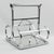 Silver 1930s Jacques Adnet Art Deco Barware Bottle Holder Carrier For Sale - Image 8 of 9