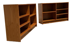 Mid-Century Modern Danish Modern Poul Hundavad Style Teak Bookcases