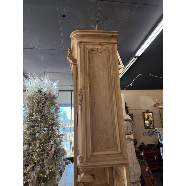 French 19th. C. French Bleached Walnut Buffet À Deux Corps For Sale - Image 3 of 12