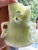 Gemstone Antique Chinese Qing Dynasty Celadon Jade Incense Burner With Stand & Case 1910 For Sale - Image 7 of 12