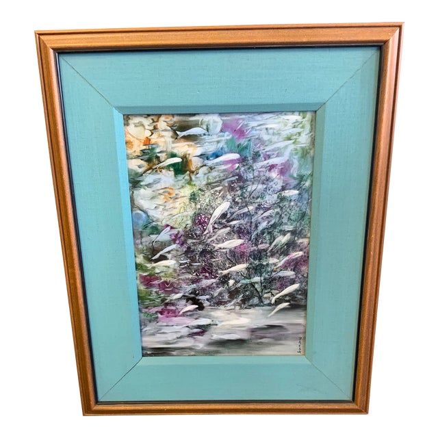 Contemporary Painted Porcelain Panel For Sale