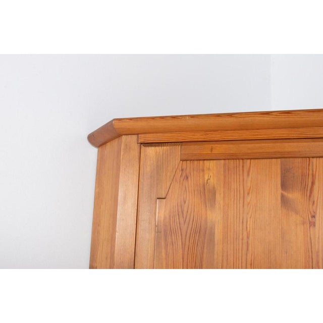 Pine Lovö Corner Cabinet by Hjorth for Nordiska For Sale - Image 12 of 14