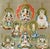 Mid-Century Modern Japanese Silk Suijaku Scroll Nyorai-Kojin with Mixed Buddhism and Shinto Deities For Sale - Image 3 of 12