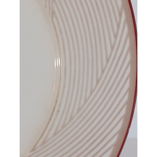 Minimalist Dansk Made in Japan 1960's dinner plates. They are called "Twill" and were designed by Jack Larsen. Neutral...
