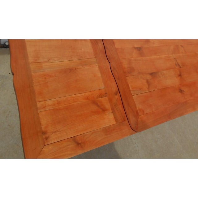 Wood Large Dining Table with Extensions, 1990s For Sale - Image 7 of 18