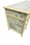 Cream Faux Bamboo Hand Painted Blue and Creme Chinoiserie Desk For Sale - Image 8 of 12
