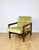 Vintage Armchair in Olive Lemon Velvet, 1970s For Sale - Image 3 of 11