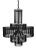 Mid-Century Modern NOIR Ghost Chandelier For Sale - Image 3 of 6