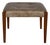 Danish Teak & Leather Stool For Sale