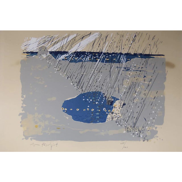 Jörgen Fogelqvist, Composition, Color Lithograph, Framed For Sale - Image 5 of 9