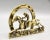 English 1930's English GIlt Brass Equestrian Letter Rack For Sale - Image 3 of 6