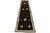 Tribal Modern Hand-Knotted Gabbeh Wool Runner – Tribal Geometric Design – Earthy Brown For Sale - Image 3 of 7