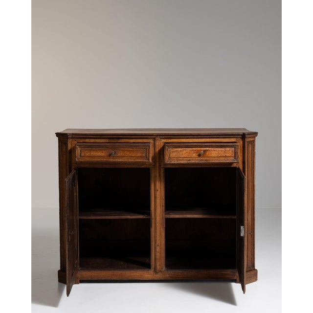 Early 19th Century France Honey Oak Carved Oak Sideboard For Sale In Greensboro - Image 6 of 11
