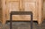 Metal Narrow Side Table with Louis Vuitton Leather Top and Custom Metal Stand For Sale - Image 7 of 11