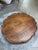 Antique English Oak Scalloped Edge Lazy Susan For Sale - Image 4 of 7