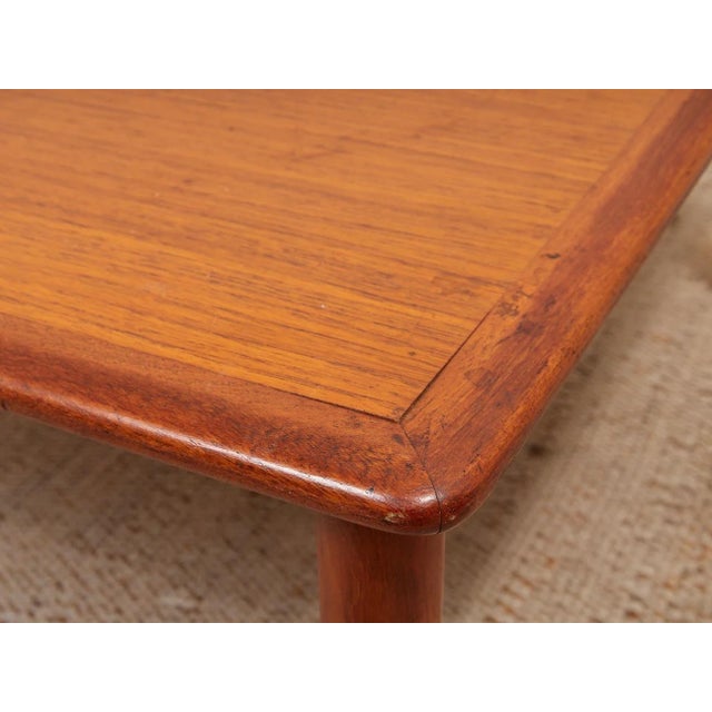 Chocolate Mid 20th Century Teak Coffee Table For Sale - Image 8 of 8