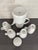 Vintage MCM German White Porcelain Hot Chocolate / Coffee / Tea Set for 4 For Sale In Chicago - Image 6 of 9