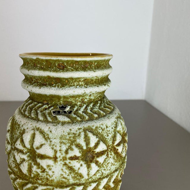 1970s Fat Lava Pottery Vase by Bay Ceramics, Germany, 1970s For Sale - Image 5 of 17