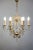 1970s Spanish Hollywood Regency Brass 6-Light Chandelier With Crystals For Sale - Image 11 of 13