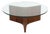 Danish Modern Walnut Coffee Table For Sale