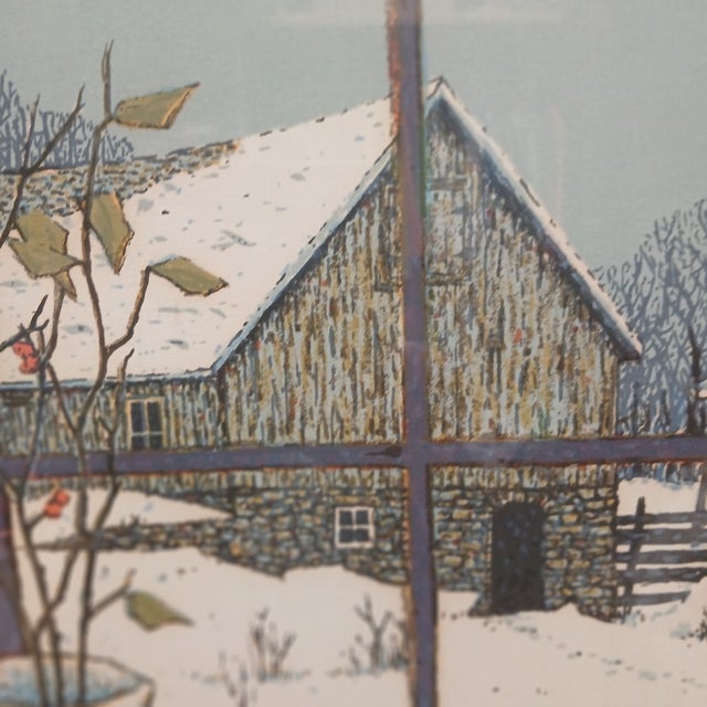 1970s Tom Bartek 1932-2024 Large 1976 Serigraph - December Pears - Free Shipping For Sale - Image 5 of 14
