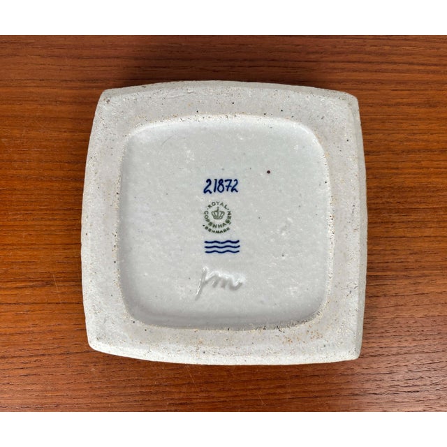 Mid-Century Modern Danish Brutalist Ceramic Bowl by Jorgen Mogensen for Royal Copenhagen, 1960s For Sale - Image 13 of 14