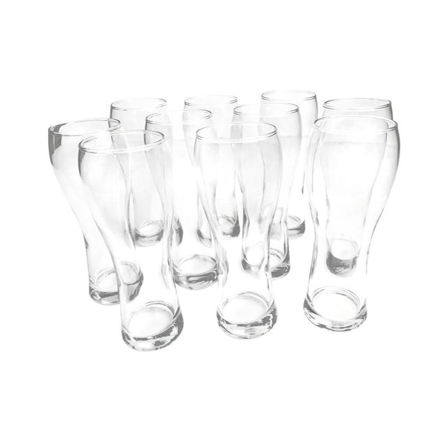 Anchor Hocking Pilsner Beer Glasses Set of 10 Chairish