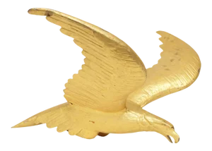 Early 20th Century Cast Metal Eagle