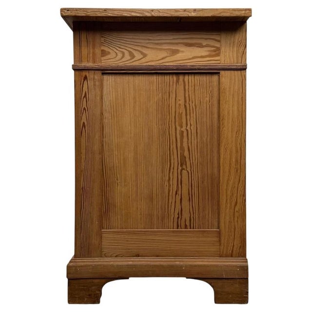 Antique Edwardian Pitch Pine Cupboard, 1910 For Sale - Image 11 of 13
