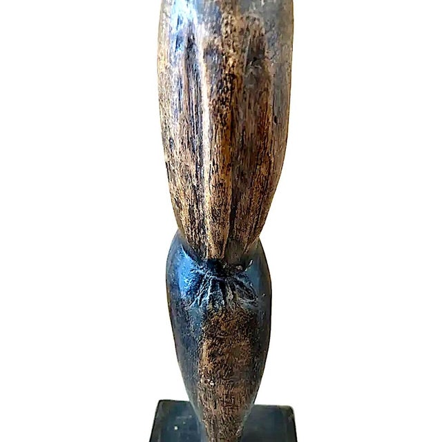 African or African American Wood Sculpture For Sale - Image 4 of 7