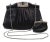 Black Judith Leiber Vintage Black Pleated Silk Clutch For Sale - Image 8 of 8