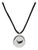 Tiffany & Co. Elsa Peretti 925 Round Disc Silk Cord Pendant Necklace For Sale