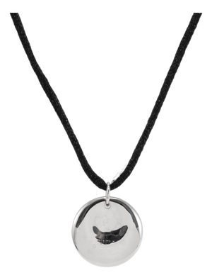 Tiffany & Co. Elsa Peretti 925 Round Disc Silk Cord Pendant Necklace