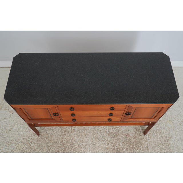 Stickley 21st Century Cherry Granite Top Sideboard For Sale In Philadelphia - Image 6 of 18