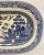 Antique Dewes & Copestake Blue Willow Platter From England - Circa 1895 For Sale - Image 4 of 13