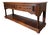 Antique Oak Console Table with Drawers For Sale