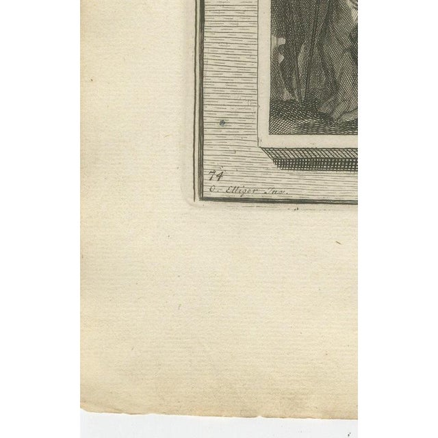 Pieter Mortier, Ruth and Naomi and Boaz Takes Ruth as His Wife, 1700, Engraving For Sale - Image 9 of 12