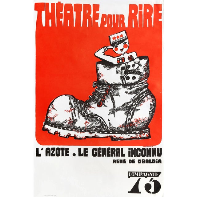 Théâtre pour Rire, Unknown Artist Poster For Sale - Image 4 of 4